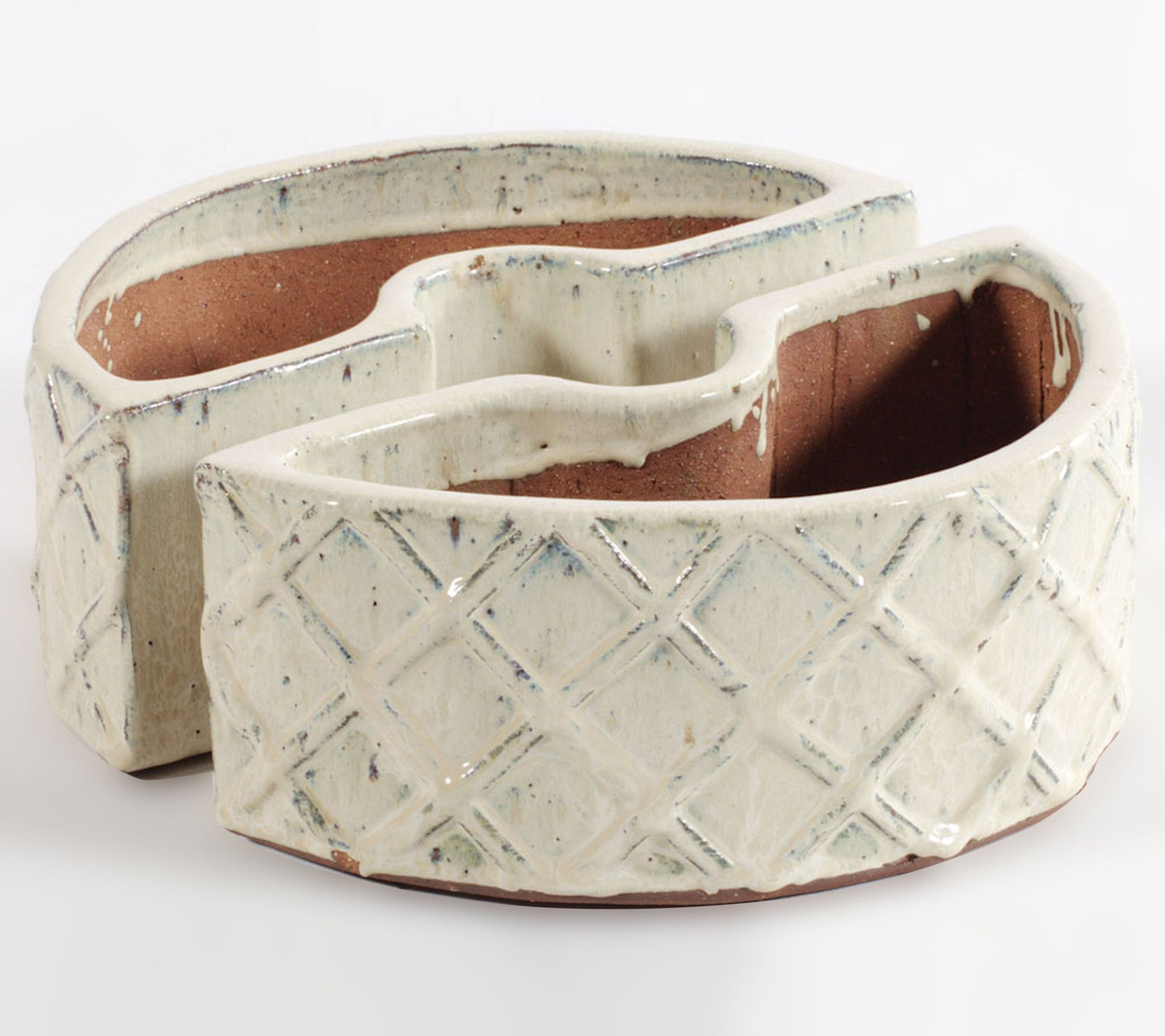 Alfresco Home Outdoor Garden 2-Piece Trellis Umbrella Planter