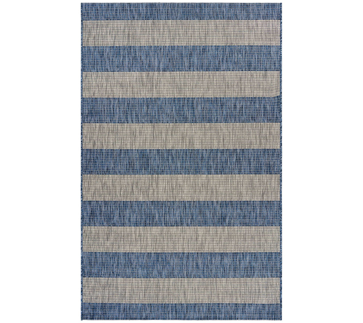 Ox Bay Coastal Stripes Indoor/Outdoor CatalinaRug 7'9" x 9'9"