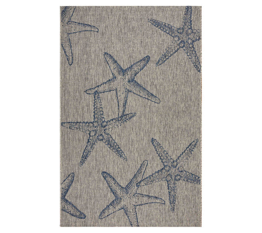 Ox Bay Starfish Constellation I/O Captiva Rug 7'9" x 9'5"