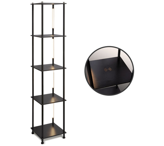 Brightech Aria 63 in. LED Shelf Floor Lamp