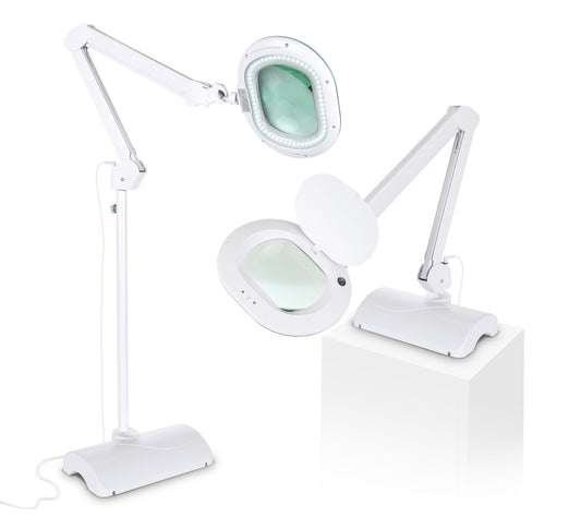 Brightech Lightview 2in1 XL LED Magnifier Floorand Desk Lamp