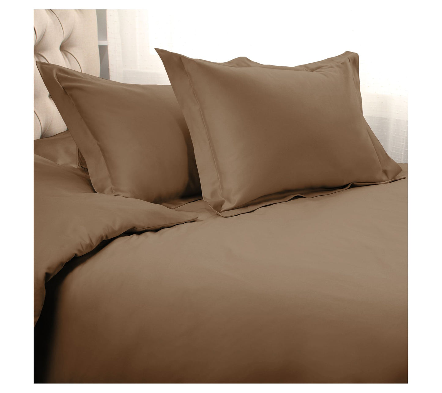 Superior Solid Egyptian Cotton Duvet Cover, Kin g/Cal King