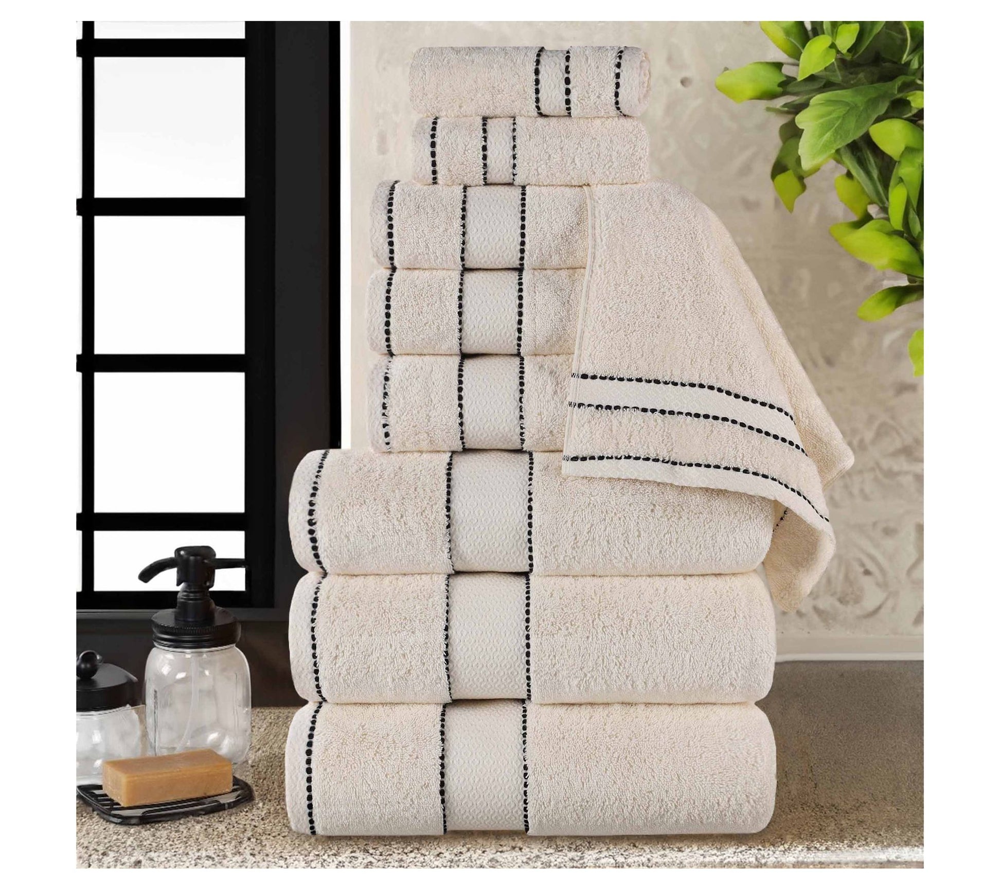 Superior Niles Egyptian Giza Cotton Ultra-Plush9-PC Towel Set
