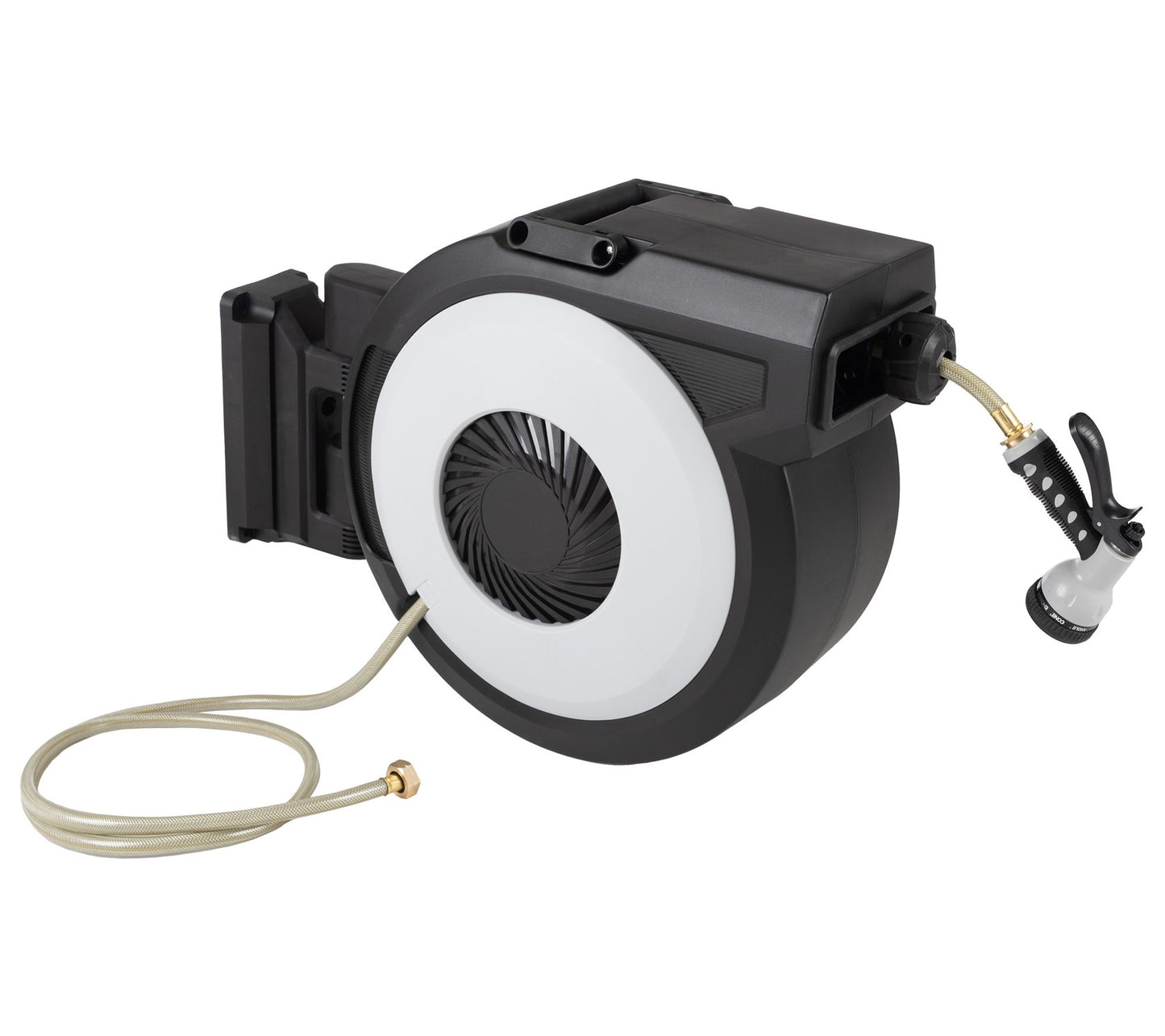 Pure Garden Retractable Hose 124ft with 9 Nozzle Patterns