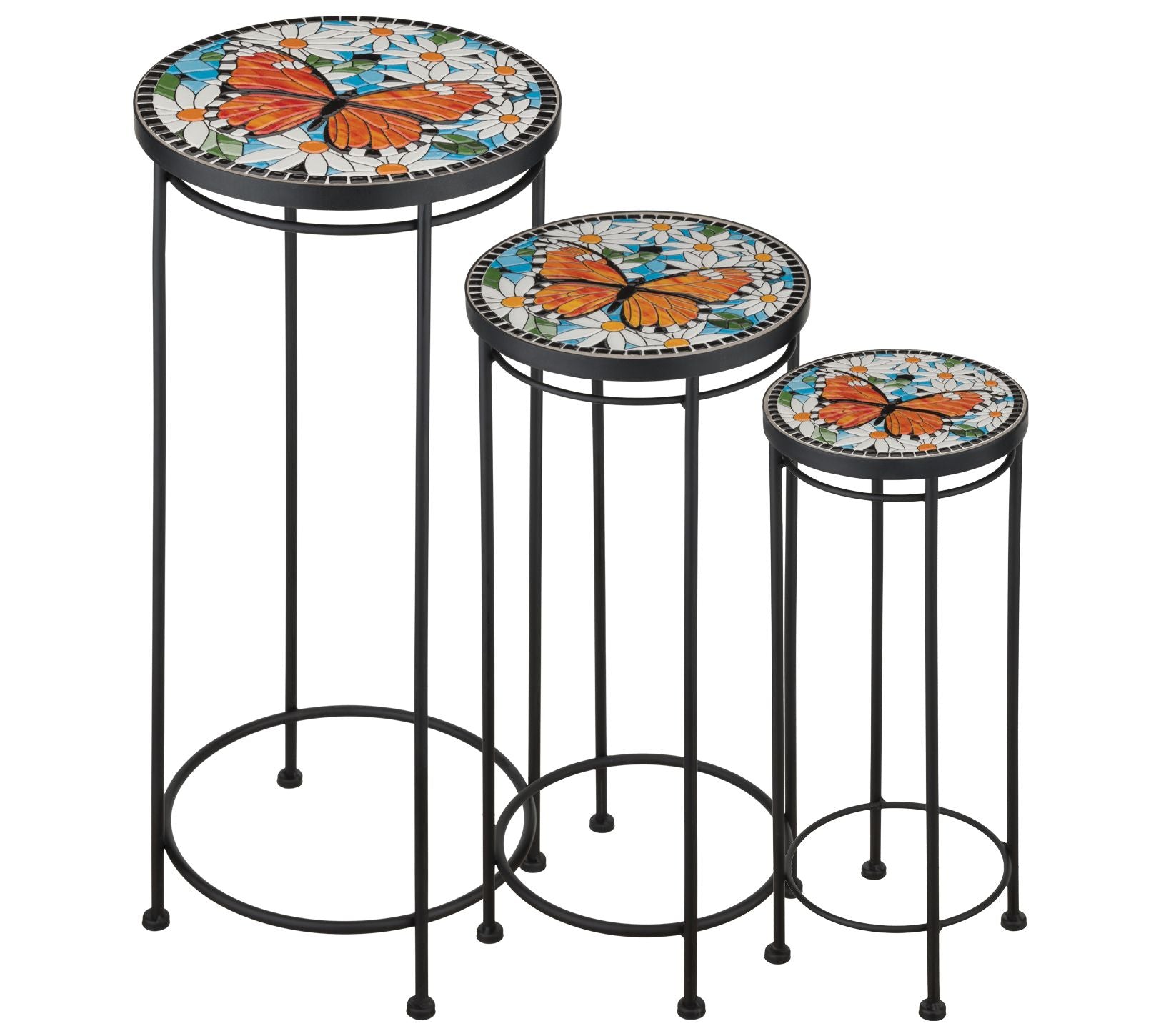 Regal Art & Gift Plant Stand Tall Set/3 - Butterfly
