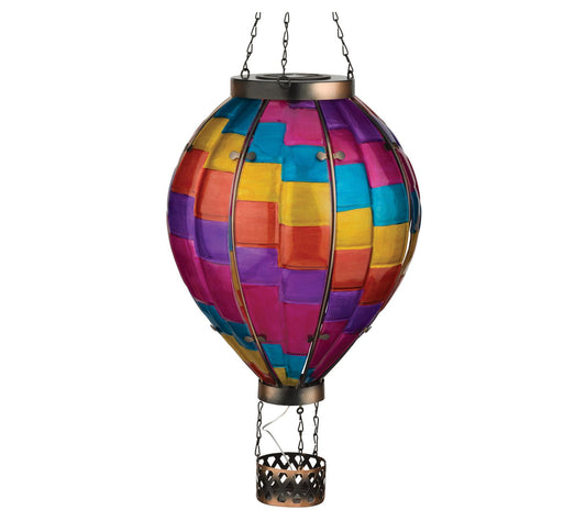 Regal Art & Gift Hot Air Balloon Solar LanternXLG - Stripe