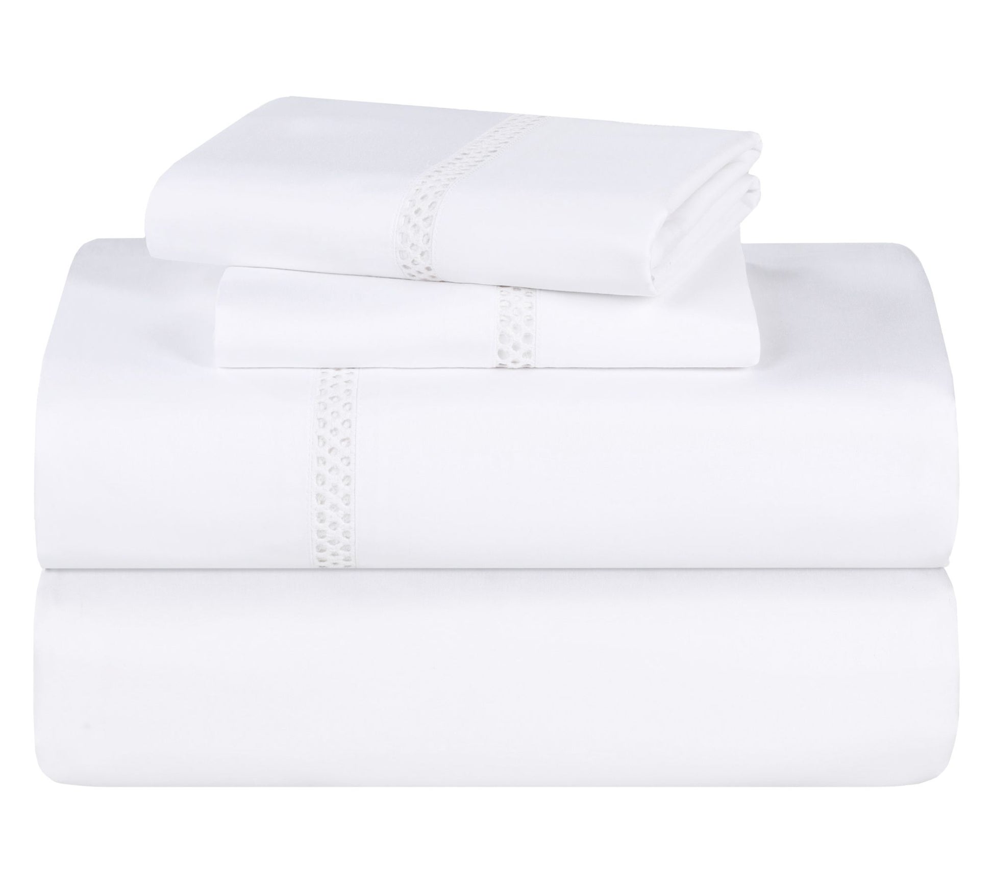 Superior Riverton Cotton Embroidered Sheet Set-Cal/King