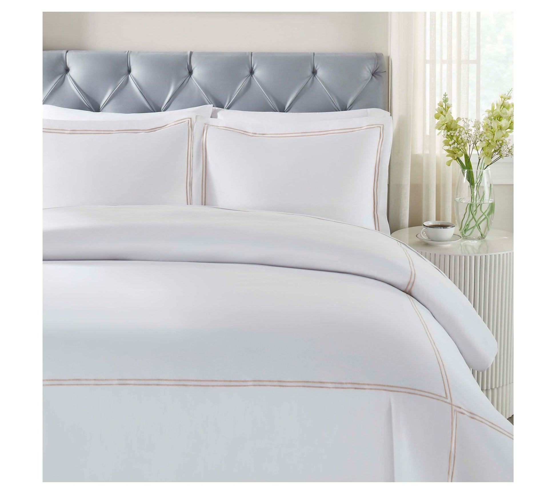 Superior Spring Blooms Cotton Duvet Cover Set,king/Cal King