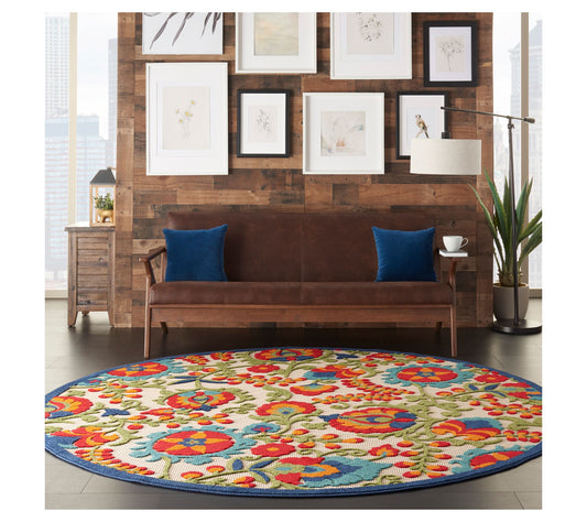 Nourison Home Aloha Farmhouse 7'10" x Round Rug