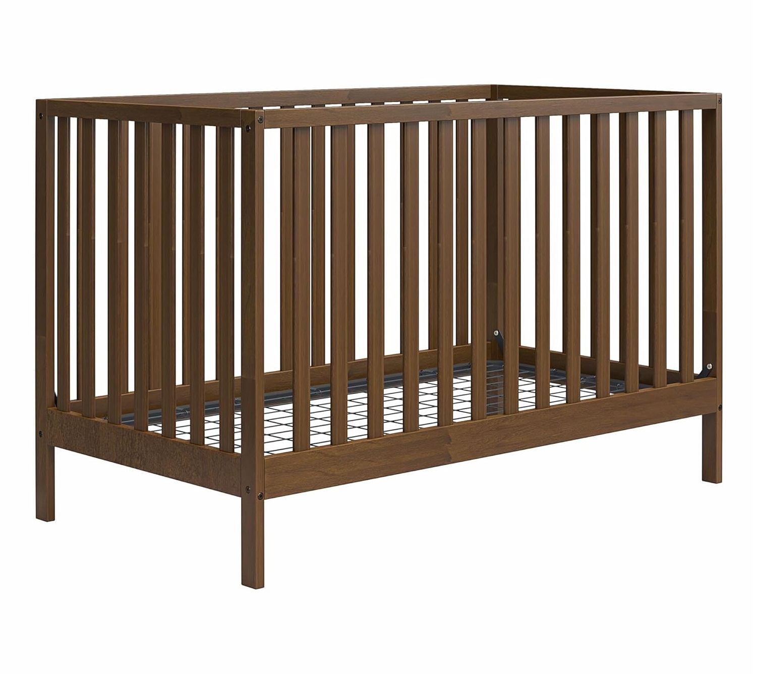 Baby Relax Ema 3-in-1 Convertible Crib- Walnut