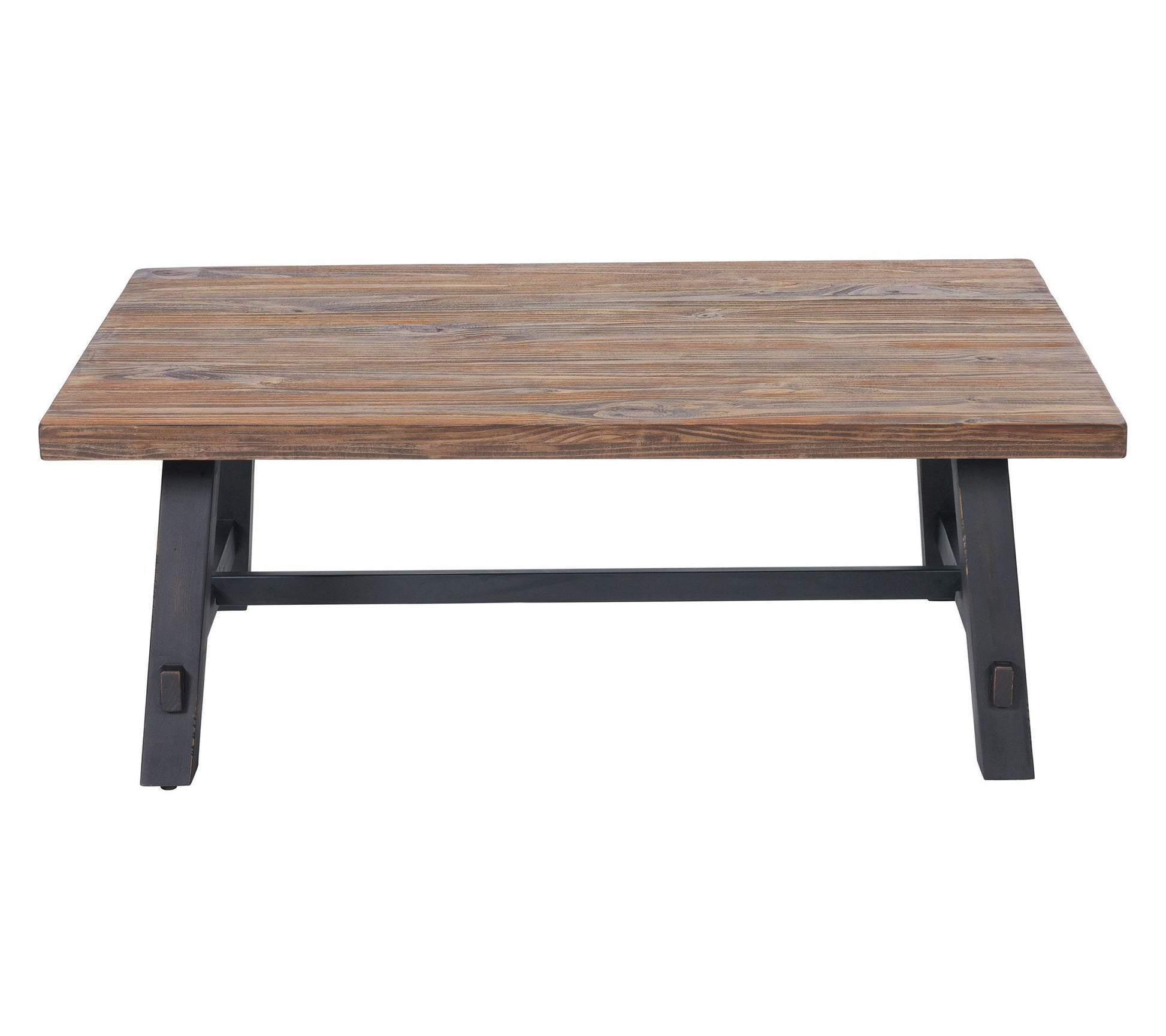 Alaterre Furniture 48" Solid Wood Coffee TableRustic Design