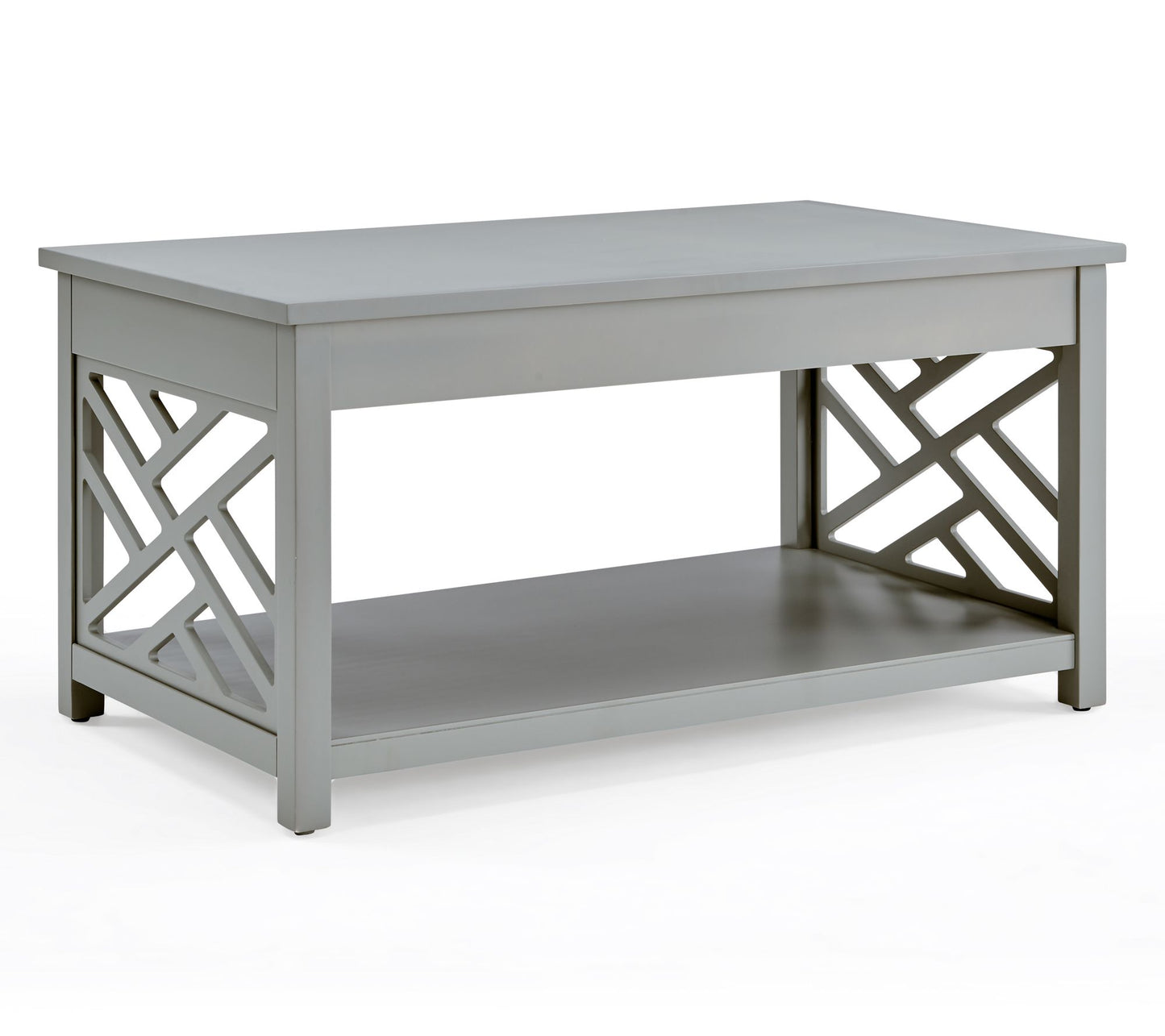 Alaterre Furniture Coventry Coffee Table Open-Detailing Accent