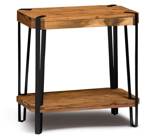 Alaterre Furniture Ryegate Natural Live Edge End Table