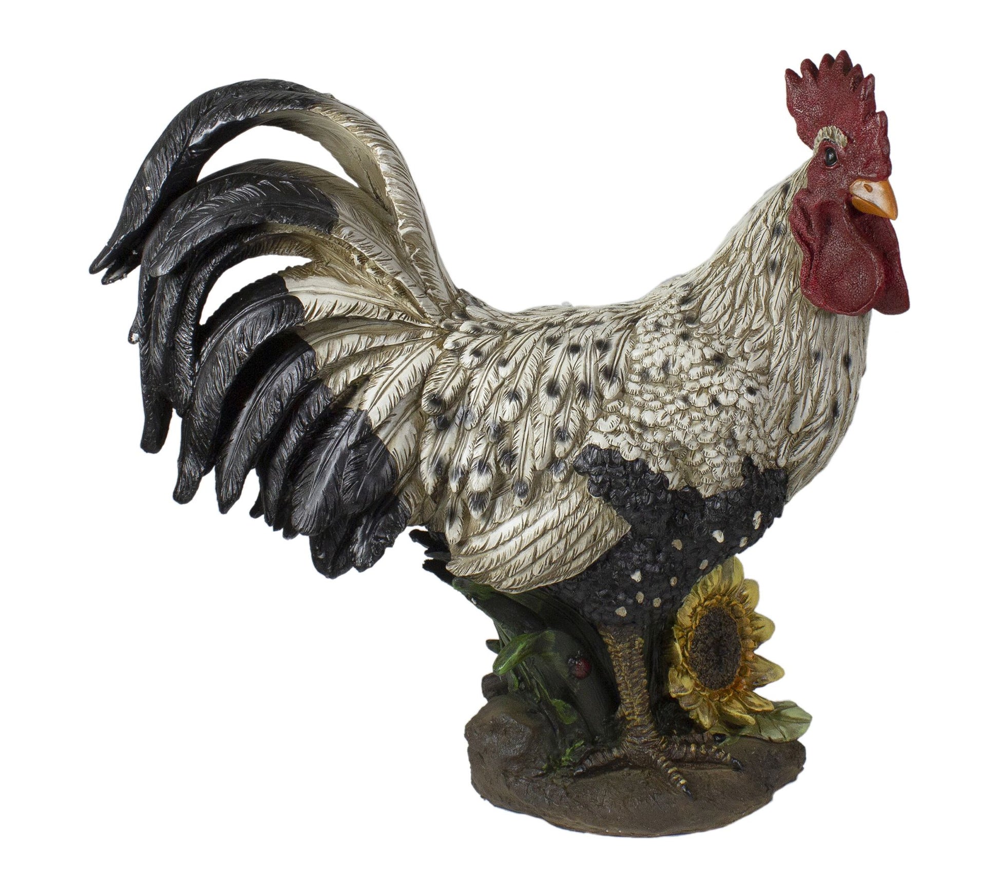 Northlight 17" Standing Rooster Outdoor GardenStatue