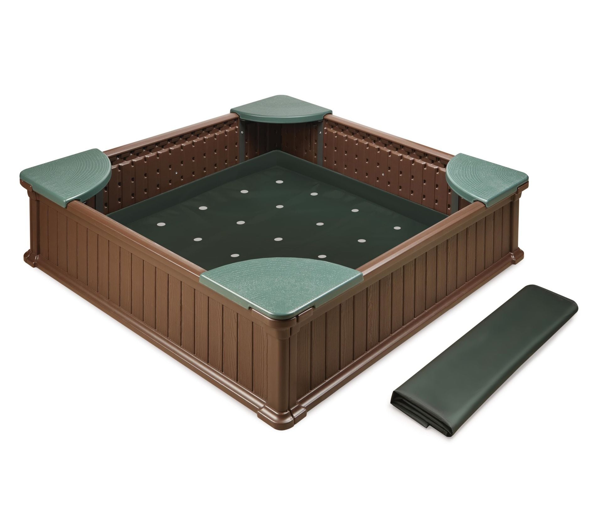 Badger Basket Woodland 2-in-1 Sandbox and Garden Planter